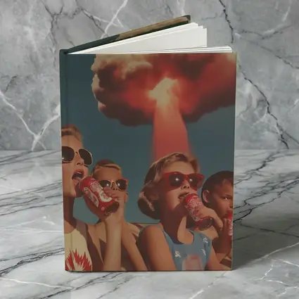 Retro Kids Soda Cans Nuclear Mushroom Cloud