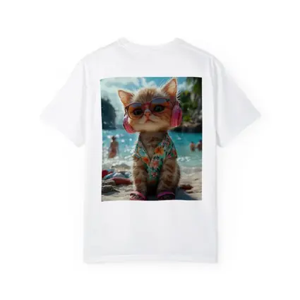 Cool Cat Beach Summer Tropical Vacation
