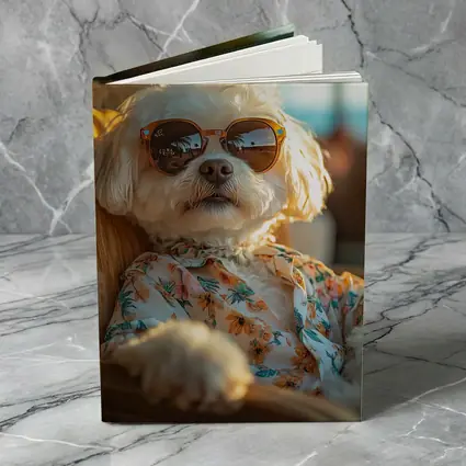 Shih Tzu Sunglasses Floral Shirt Beach Vibes
