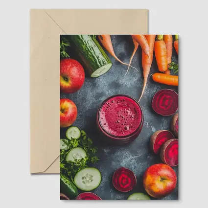 Beet Juice Glass Fresh Vegetables Dark Background