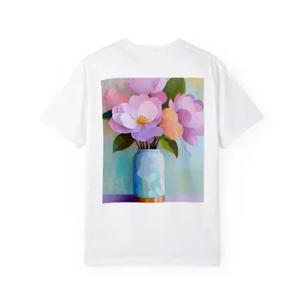 Pink Magnolia Flowers Pastel Oil Painting