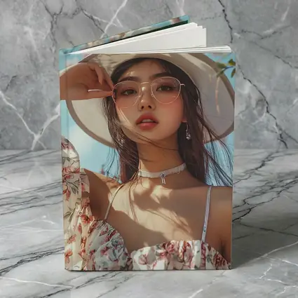 Elegant Woman Cherry Blossoms Spring Fashion