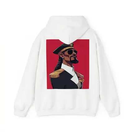 Hip Hop General Military Uniform Red Background