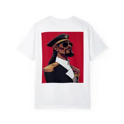 Hip Hop General Military Uniform Red Background