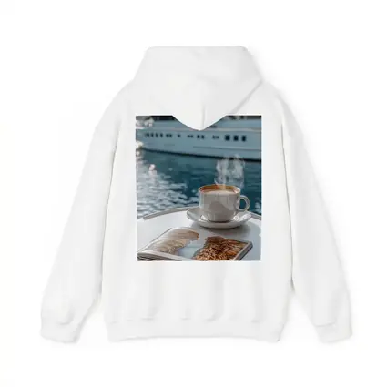 Coffee Cup Steam Luxury Yacht Harbor