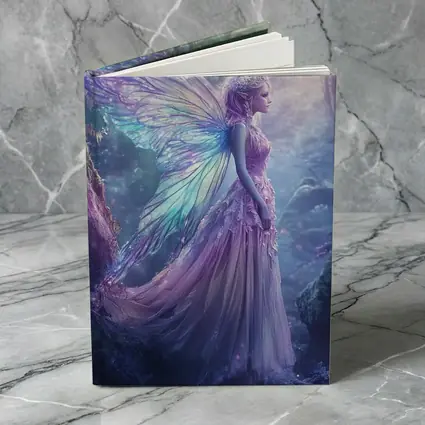 Fantasy Fairy Purple Wings Enchanted Forest