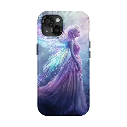 Fantasy Fairy Purple Wings Enchanted Forest