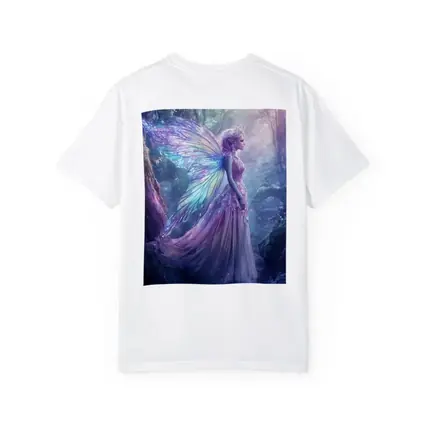Fantasy Fairy Purple Wings Enchanted Forest
