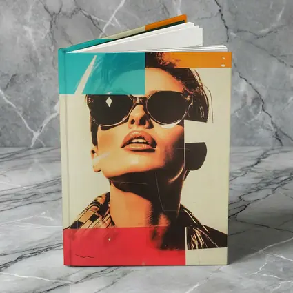 Retro Pop Art Woman Sunglasses Collage Style