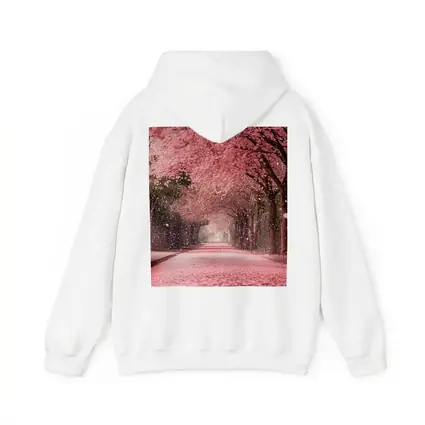 Cherry Blossom Tree Tunnel Pink Petals