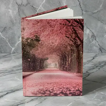Cherry Blossom Tree Tunnel Pink Petals