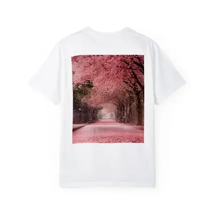 Cherry Blossom Tree Tunnel Pink Petals