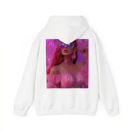 Fashion Woman Pink Bubbly Purple Fantasy
