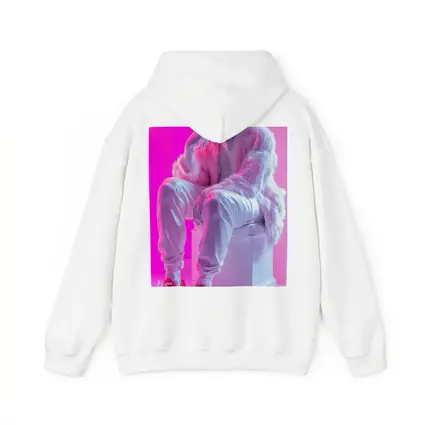 Classical Statue Streetwear Pink Neon Background