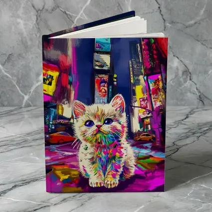 Colorful Kitten Pop Art Times Square