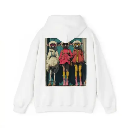 Three Fashion Sheep Sunglasses Urban Street Art