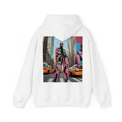 Bold Geometric Fashion Woman New York City