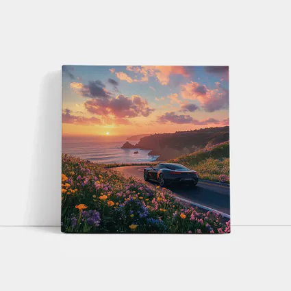 Aston Martin One77 Coastal Sunset Wildflowers Drive