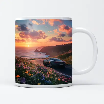 Aston Martin One77 Coastal Sunset Wildflowers Drive