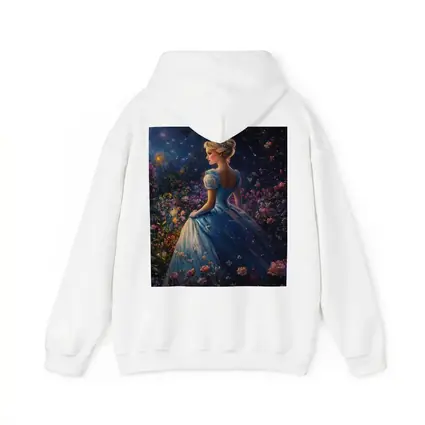 Princess Blue Gown Enchanted Floral Night Garden