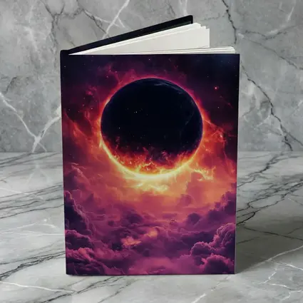 Dark Planet Eclipse Purple Cosmic Space