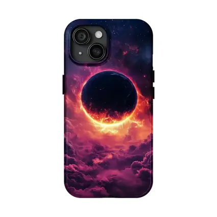 Dark Planet Eclipse Purple Cosmic Space