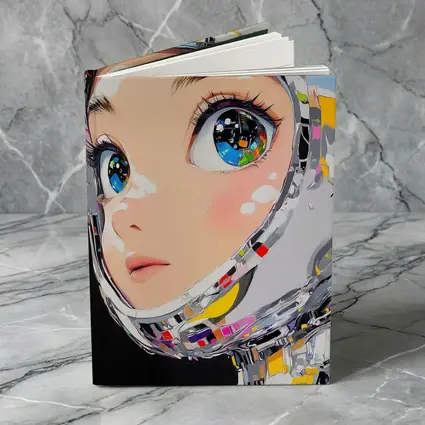 Anime Girl Space Helmet Pop Art
