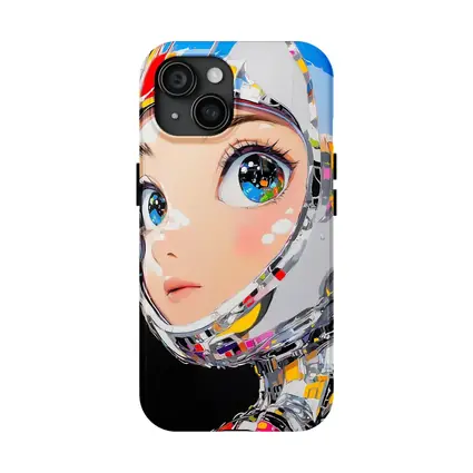 Anime Girl Space Helmet Pop Art
