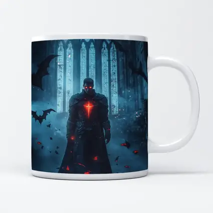 Dark Vampire Knight Gothic Cathedral Bats