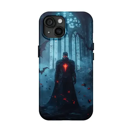 Dark Vampire Knight Gothic Cathedral Bats