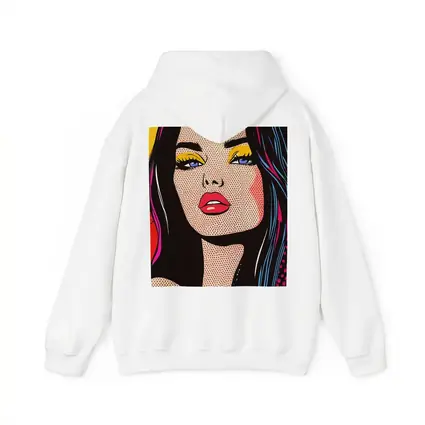 Pop Art Woman Bold Colorful Comic Style