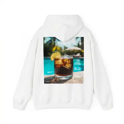 Dark Rum Cola Drink Poolside Tropical Setting