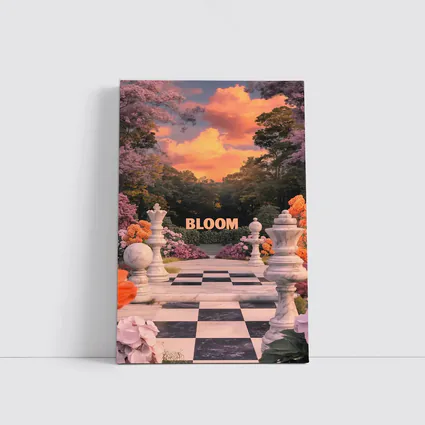 Bloom Chess Garden Surreal Floral Fantasy