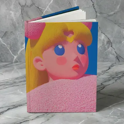 Sailor Moon Pink Anime Girl Blue Sky