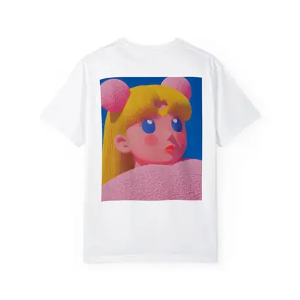 Sailor Moon Pink Anime Girl Blue Sky