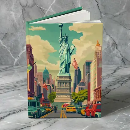 Statue of Liberty New York City Retro Art