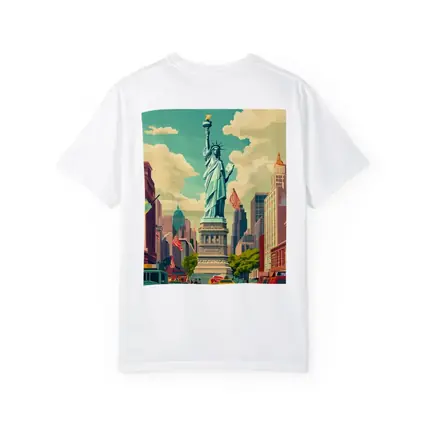 Statue of Liberty New York City Retro Art