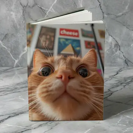 Orange Tabby Cat Close Up Selfie