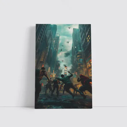 Zombie Apocalypse Urban City Street Battle