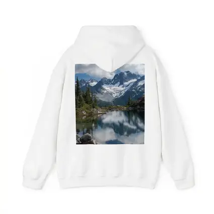 Alpine Lake Reflecting Snow Capped Mountains