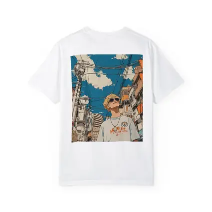 Anime Boy Tokyo Street Manga Art