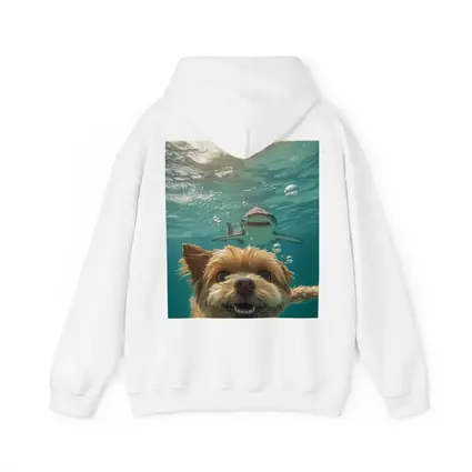 Terrier Dog Selfie Underwater With Shark