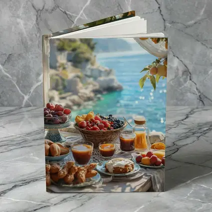 Mediterranean Breakfast Spread By The Sea
