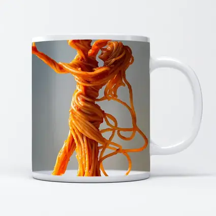 Dancing Couple Sculpture Made From Spaghetti