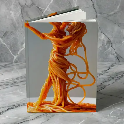 Dancing Couple Sculpture Made From Spaghetti