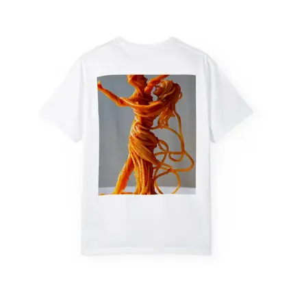 Dancing Couple Sculpture Made From Spaghetti