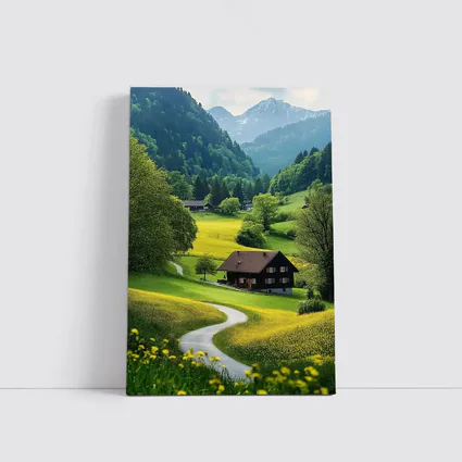 Alpine Valley Cottage Winding Road Mountains