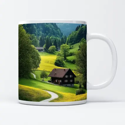 Alpine Valley Cottage Winding Road Mountains