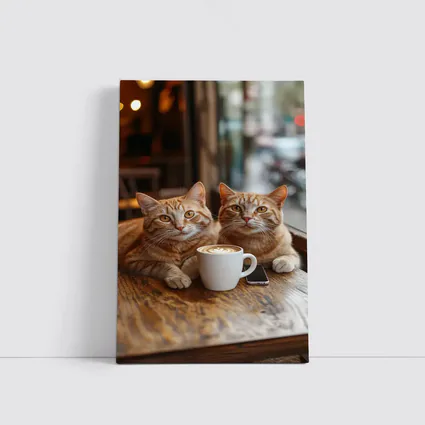Two Ginger Cats Cafe Table Coffee