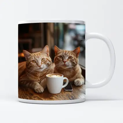 Two Ginger Cats Cafe Table Coffee
